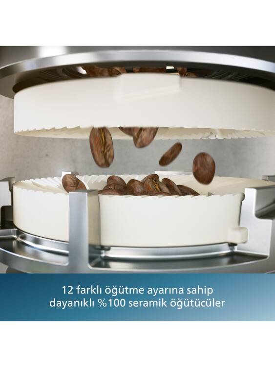 Philips 5500 Serisi LatteGo Tam Otomatik Espresso Makinesi 20 Sıcak ve Soğuk İçecek, Renkli Dokunmatik Ekran, EP5543/80