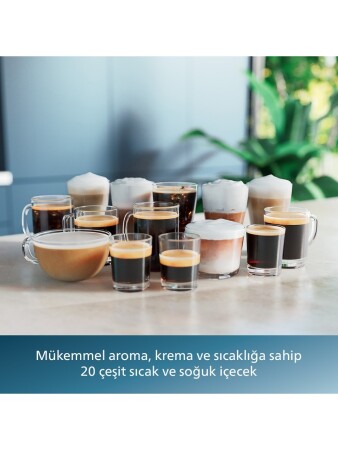 Philips 5500 Serisi LatteGo Tam Otomatik Espresso Makinesi 20 Sıcak ve Soğuk İçecek, Renkli Dokunmatik Ekran, EP5543/80 - Thumbnail