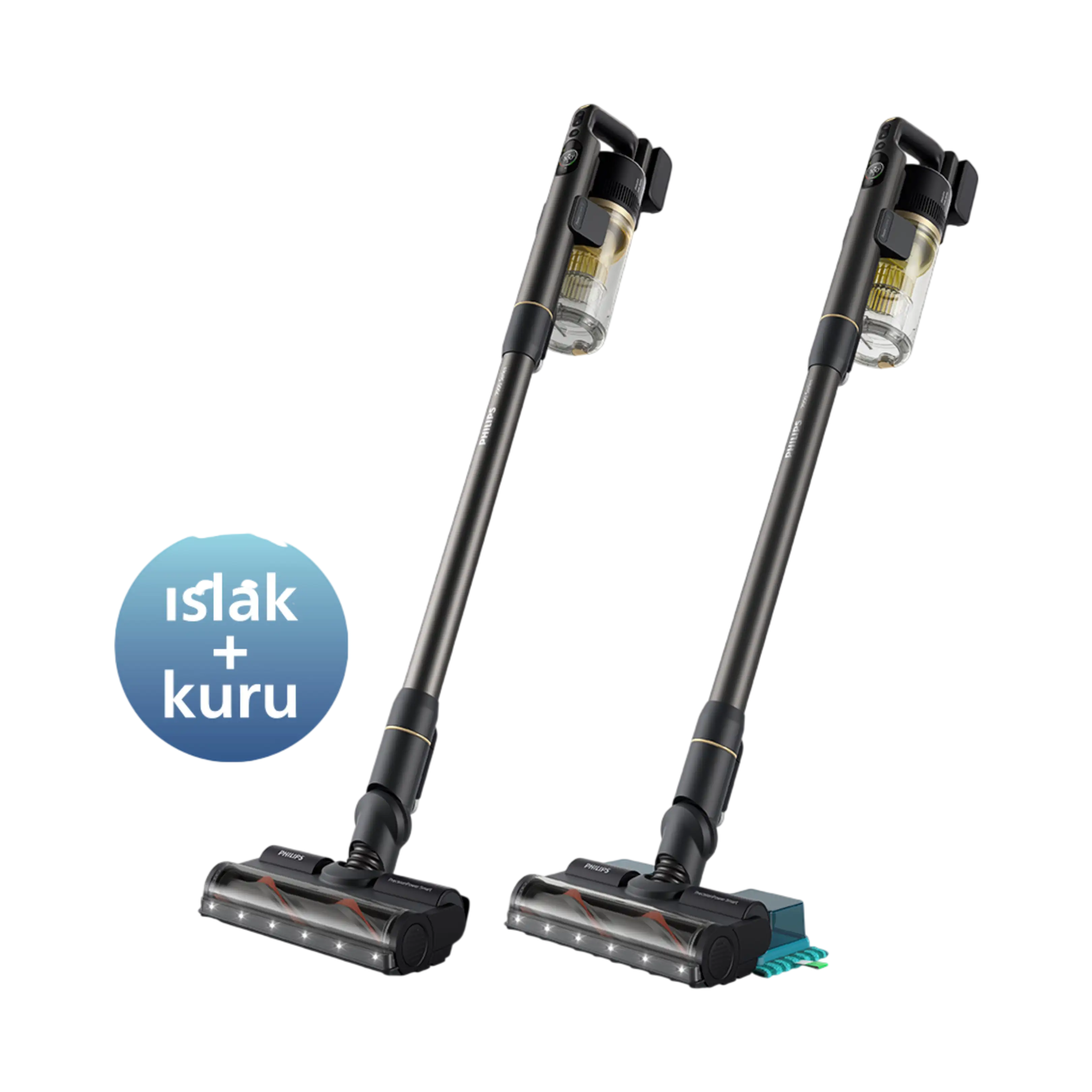 Philips - PHILIPS XC7057/01 Kablosuz Dikey Süpürge STH7060/80 Buharlı Düzleştirici Hediyeli Paket