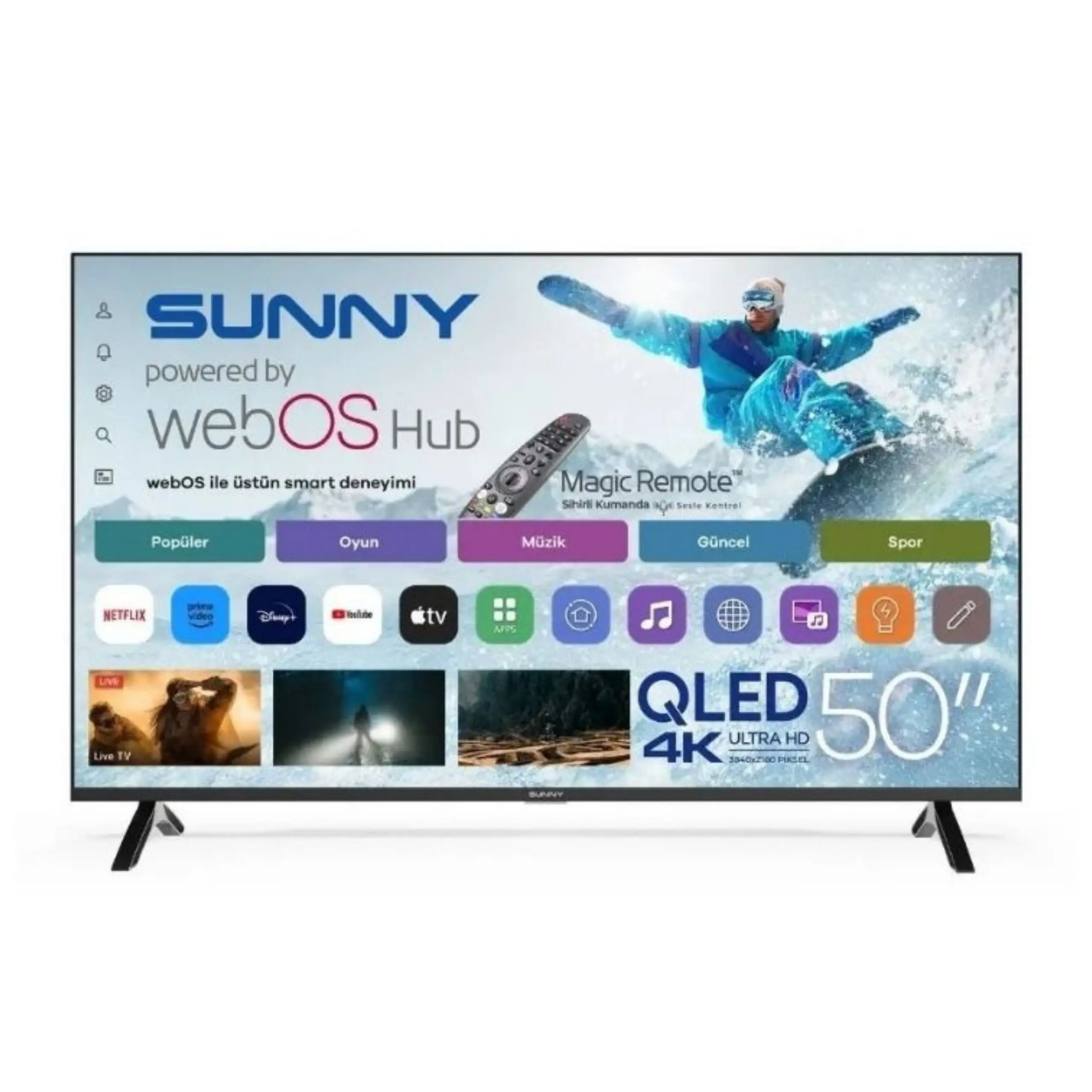 Sunny - Sunny SN50QMN252 4K Ultra HD 50